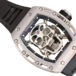 Richard Mille RM 52-01 Tourbillon “Skull” Grey Exclusive Clone Edition - Image 3