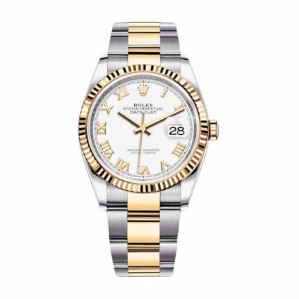 Rolex Datejust 126300 “White Roman Dial” Authentic Copy 1:1