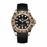 Rolex Perpetual Yacht-Master Gem-Set Bezel 116695 SATS Handcrafted Clone Quality